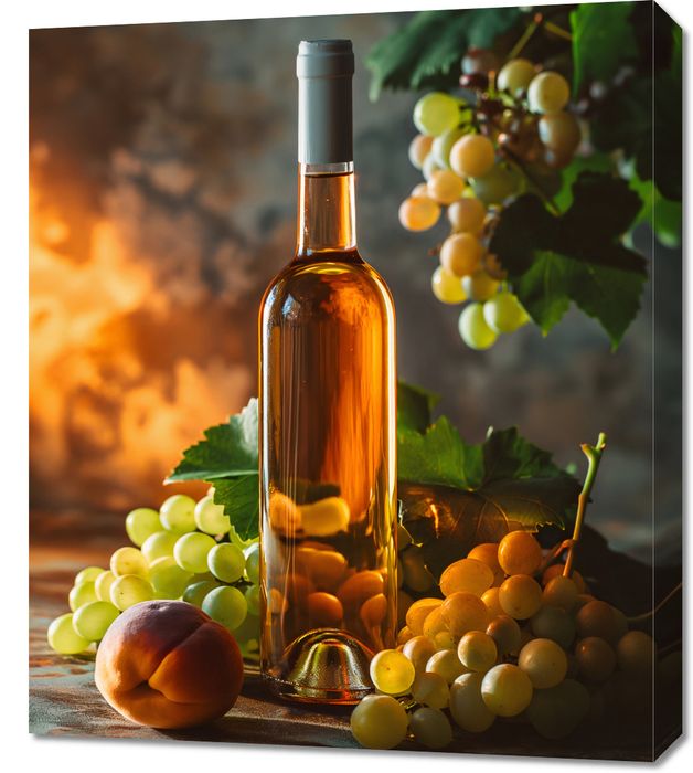 Obraz 60x70cm Bursztynowe Wino