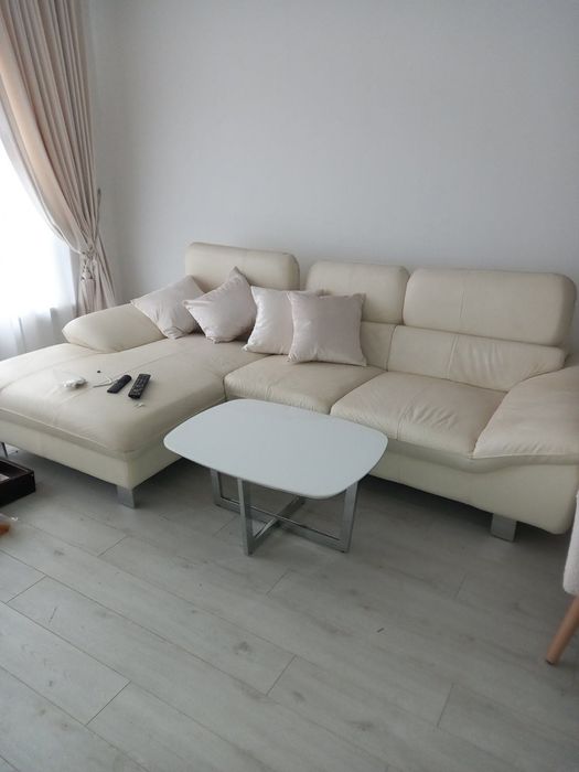 Диван чисто шкіряний