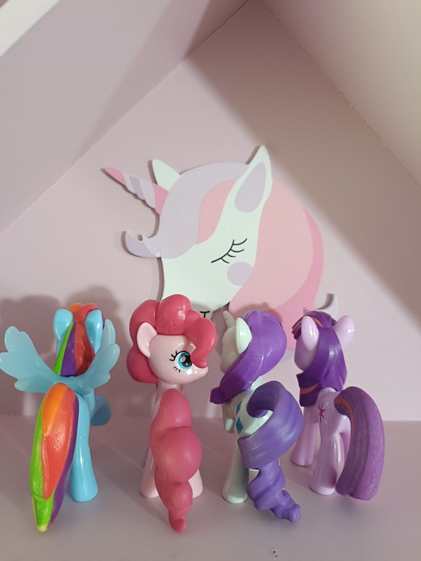 My Little Pony zestaw 4 kucyki Kinder G4 Hasbro figurka MLP