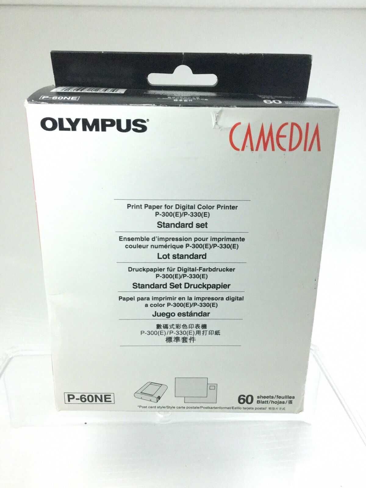 Olympus Camedia P-60NE Printer Photo Paper Sealed 60 Sheets