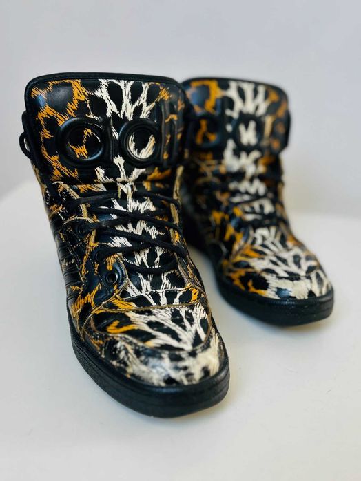 Jeremy Scott x adidas Instinct Hi J Leopard buty sneaker wysokie