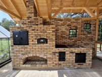 Grill murowany wedzarnia murowana grillo wedzarnia grill ogrodowy