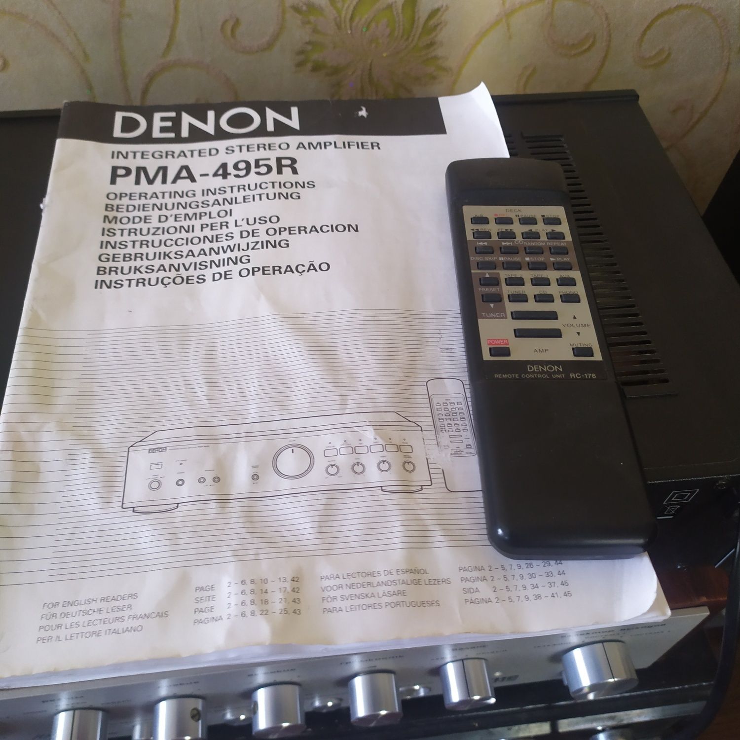 Продам усилитель denon РМА-495R.