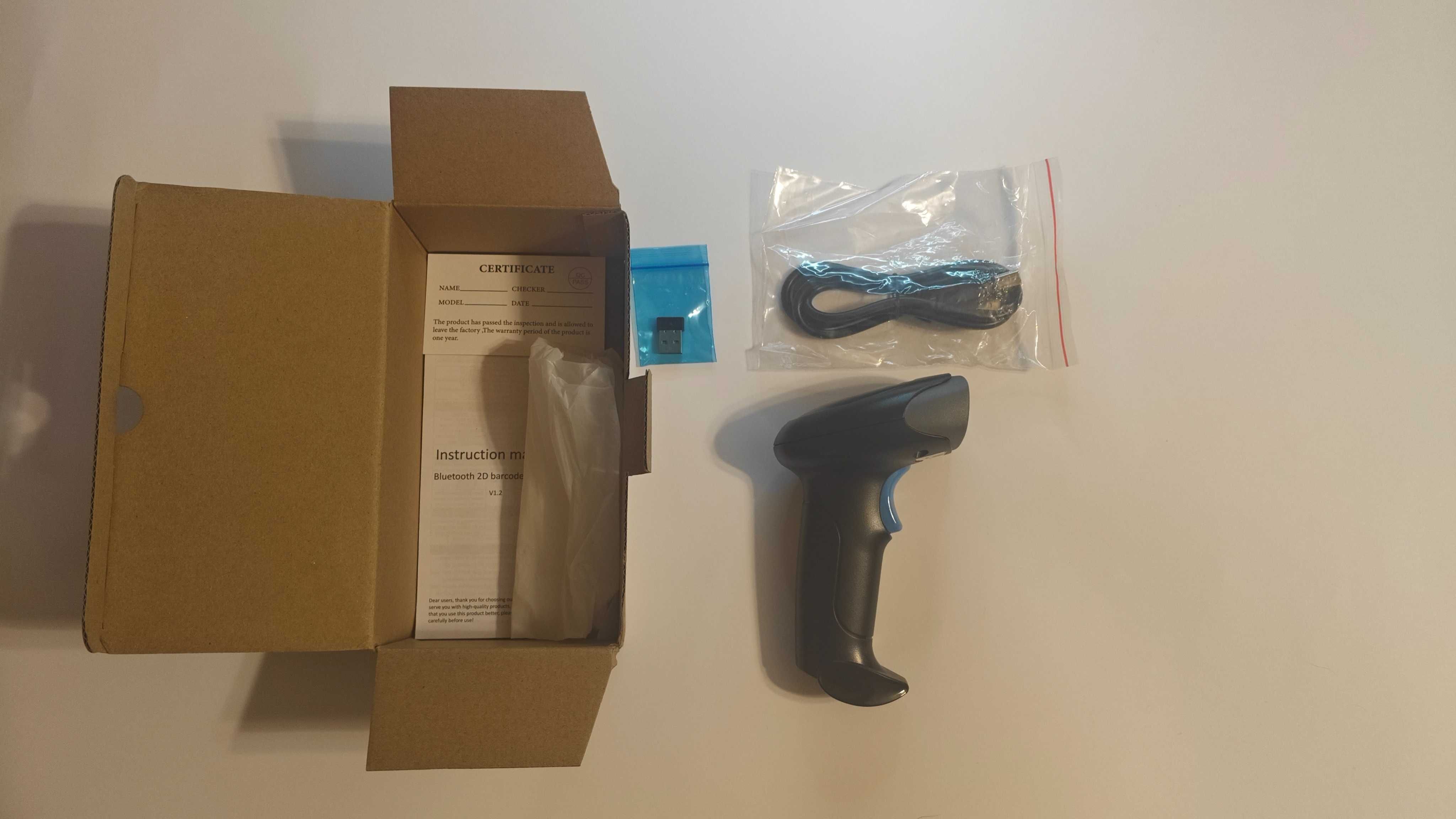 Портативний сканер штрих-кодів U20 (USB/2.4G WiFi/Bluetooth)