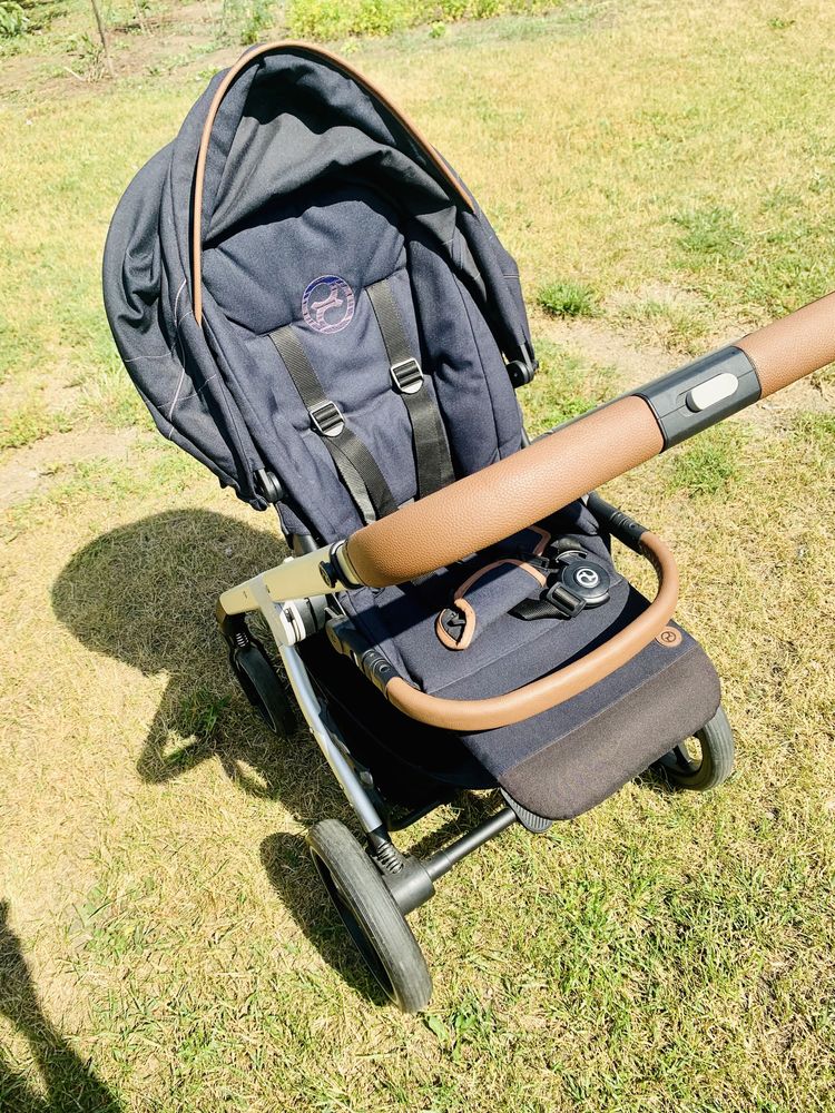 Cybex Balios – wózek spacerowy - Navy Blue Silver Frame