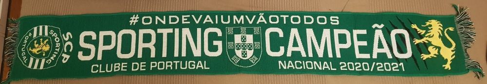 Cachecóis SPORTING - CAMPEÃO 20-21