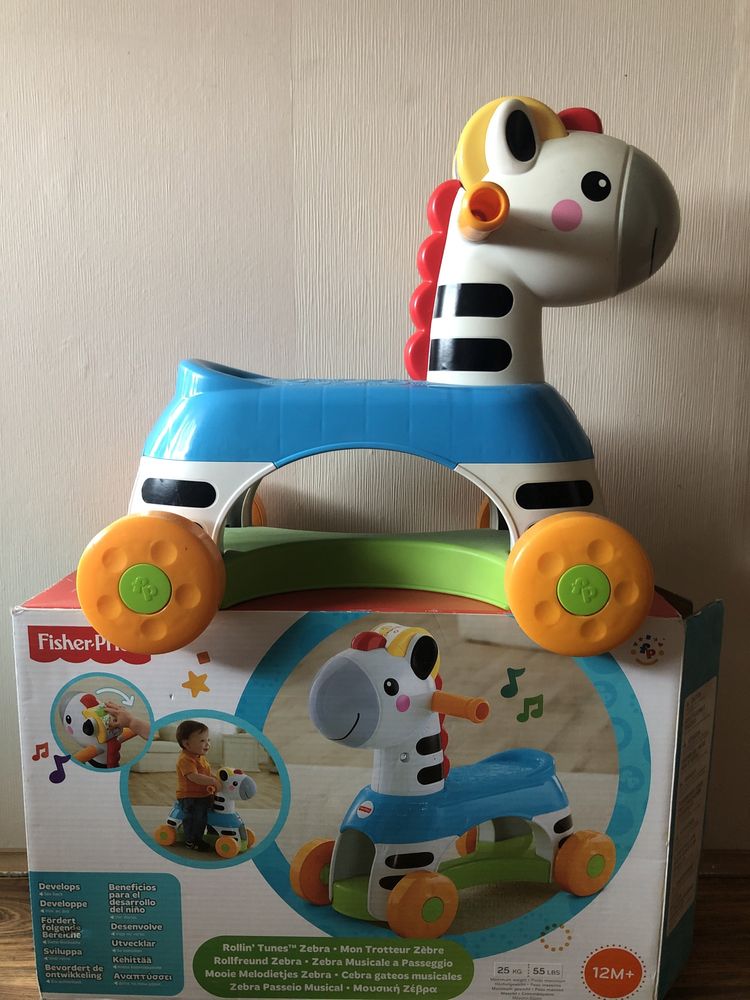 Zabawka rowerek Zebra Fisher Price