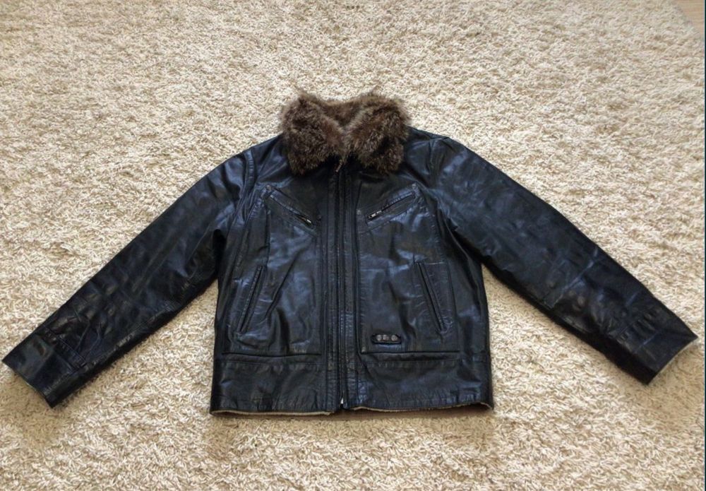 Мужская дублёнка 48 р.