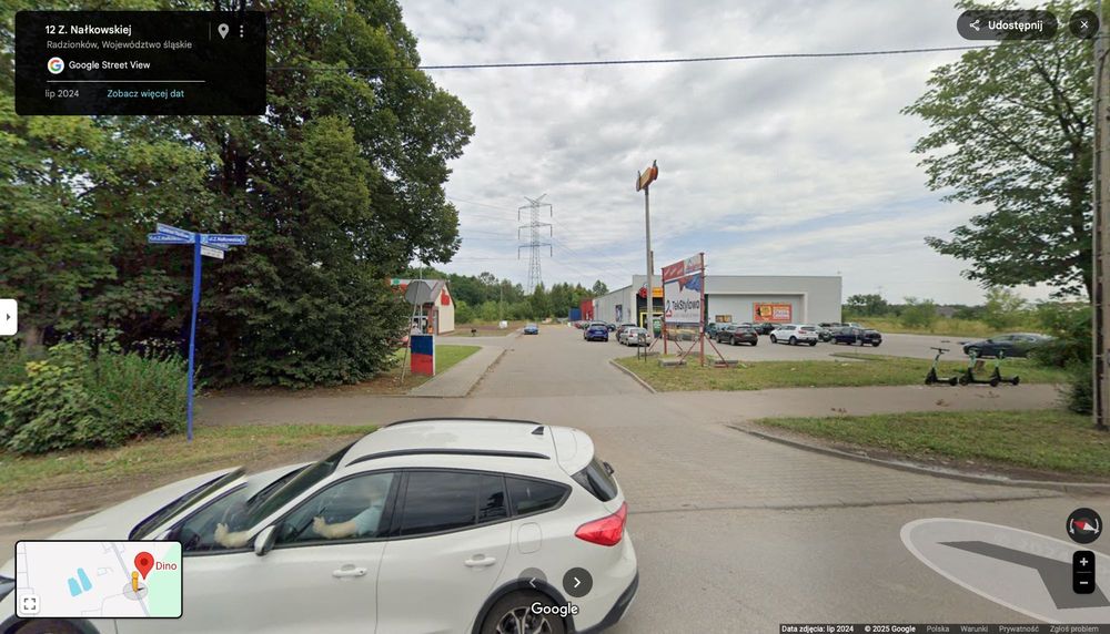 Działki komercyjne 7,7 ha Radzionków Zofii Nałkowskiej Dino Biedronka