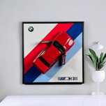 Рамка на Стіну з Bburago BMW M3 E30 Coupe 1988 Маштаб 1/24 БМВ М3