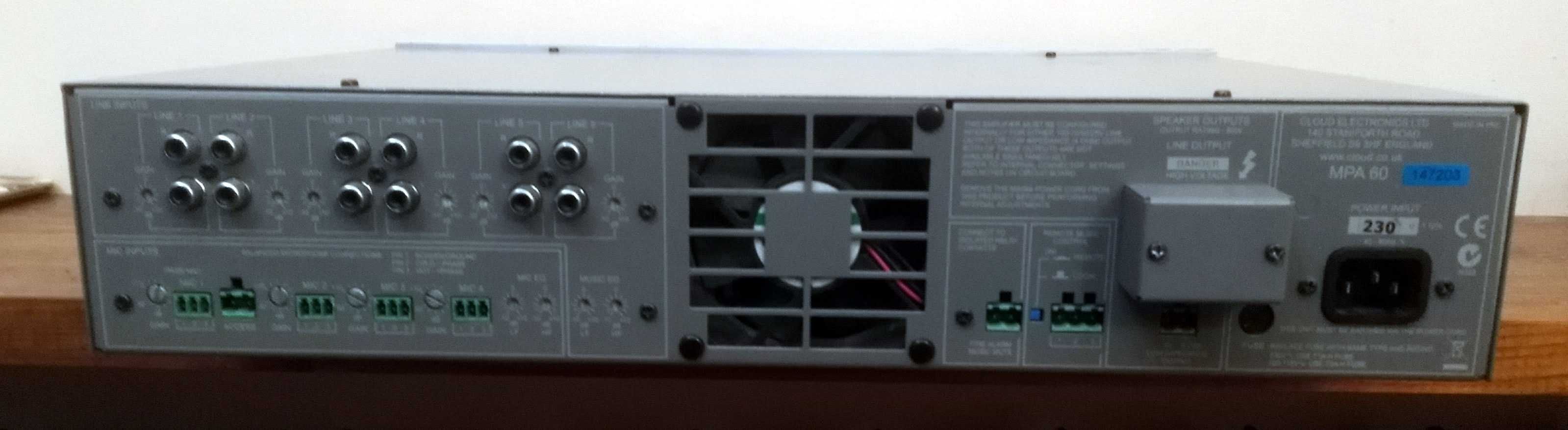CLOUD MPA60 Mixer Amplifier  Mikser / Wzmacniacz 60W MPA 60