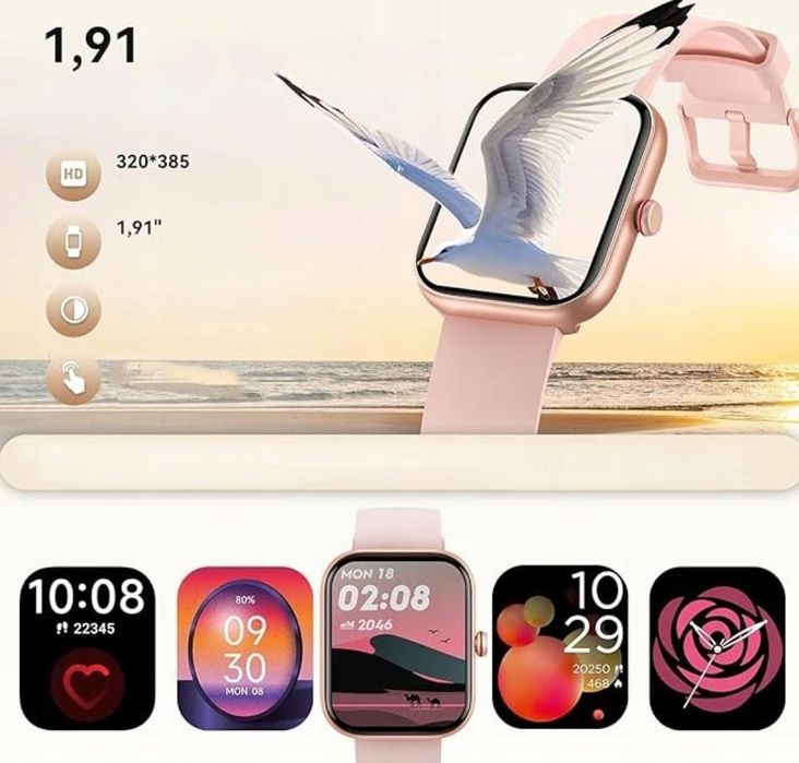 Smartwatch z funkcją telefonu Alexa FITPOLO IDW20