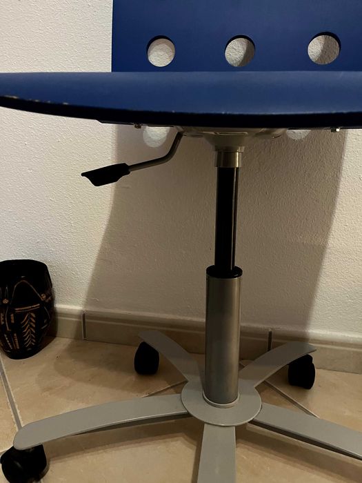 Cadeira de escritório/quarto azul