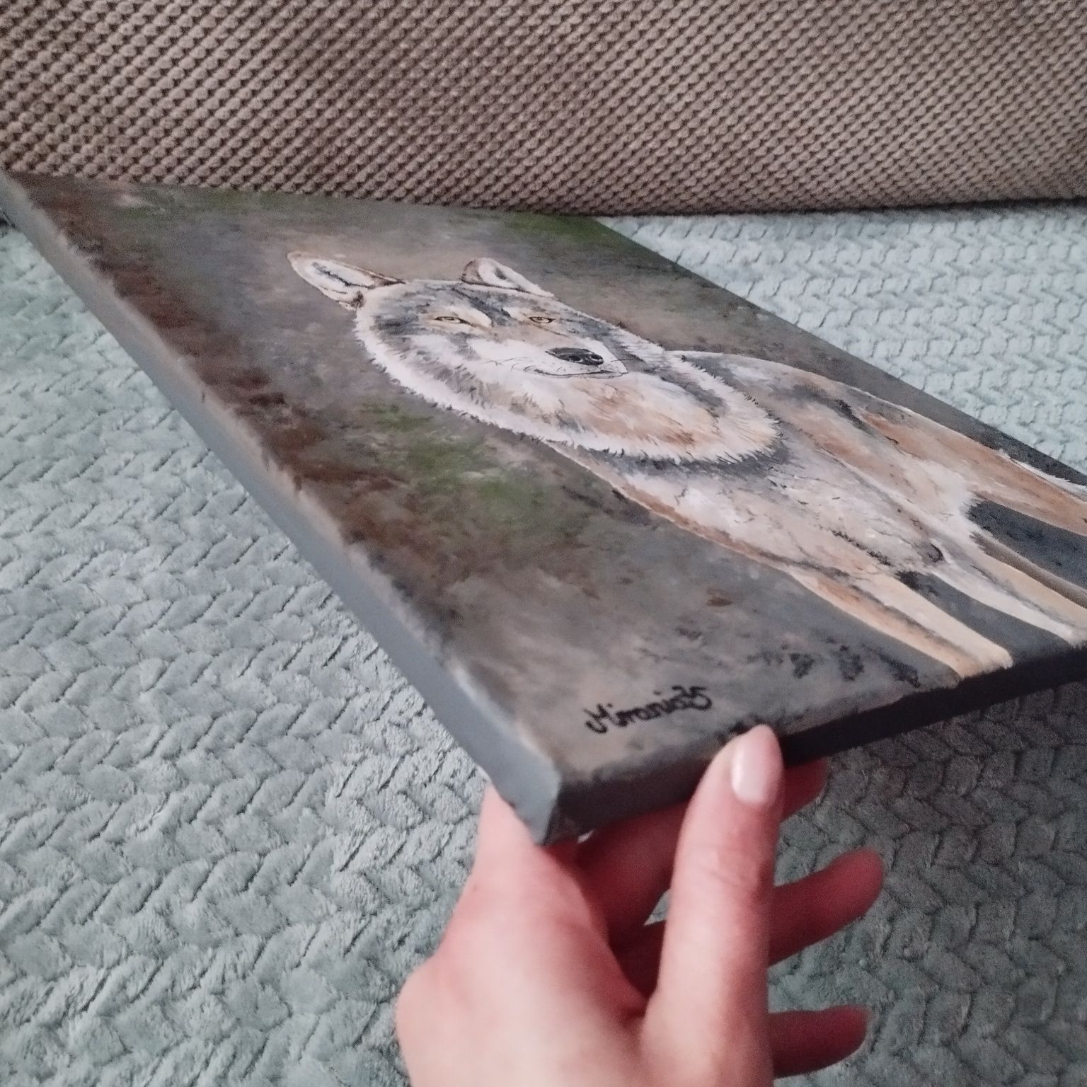Wilk - obraz 40*30cm