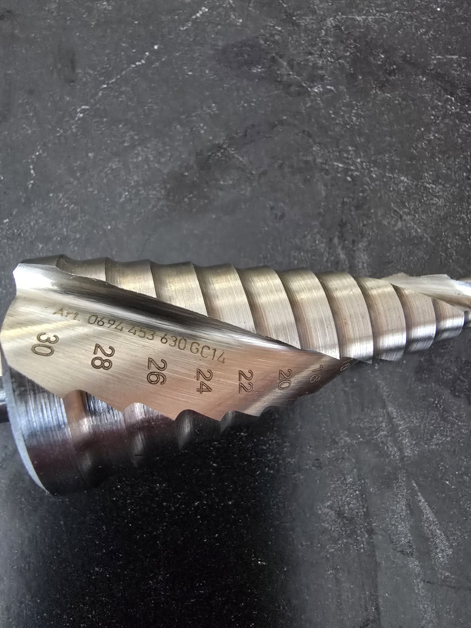 Wurth  stopniowe wiertlo spiralne performance hss 6-30mm