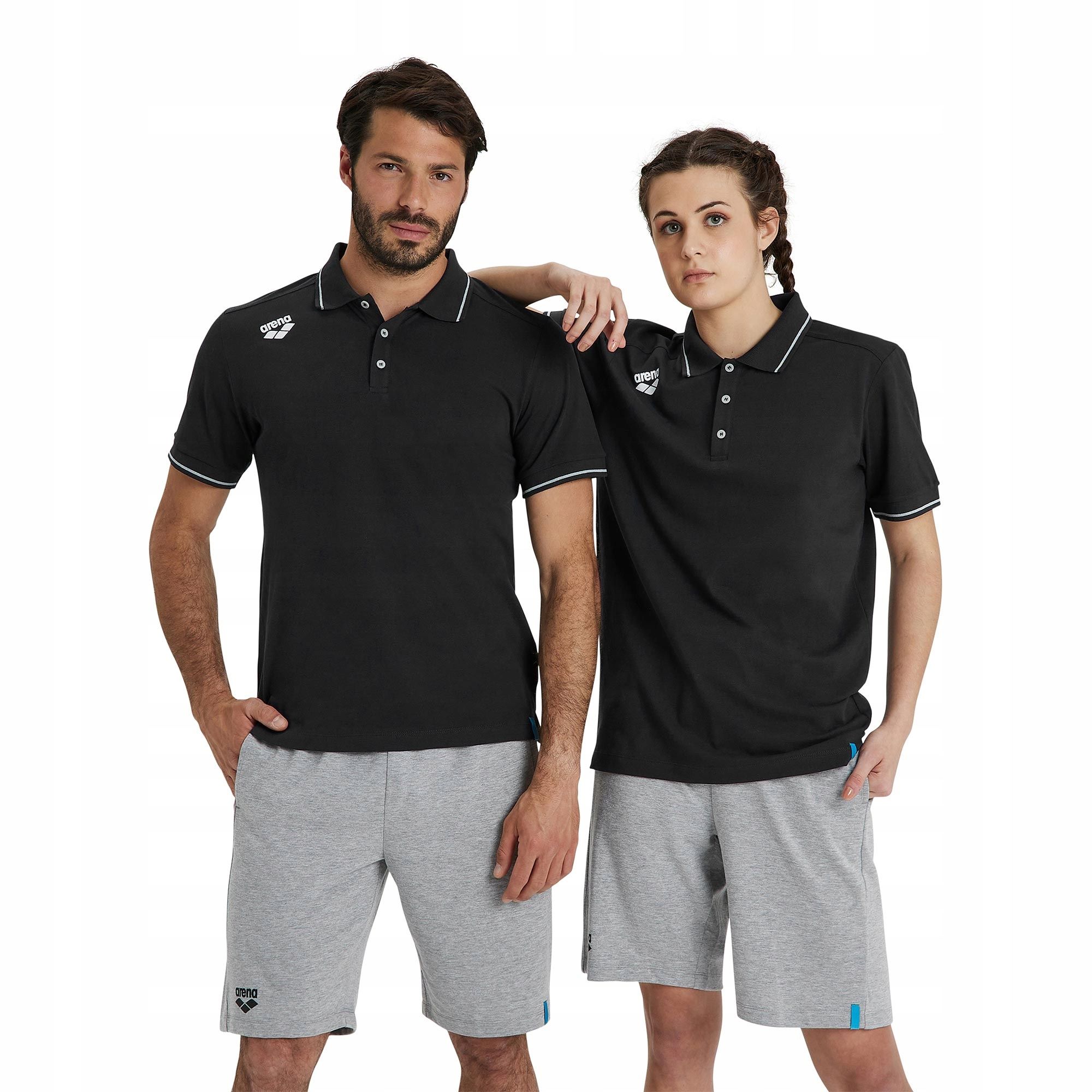 Koszulka sportowa polo unisex Arena Team Poloshirt Solid Cotton R.s