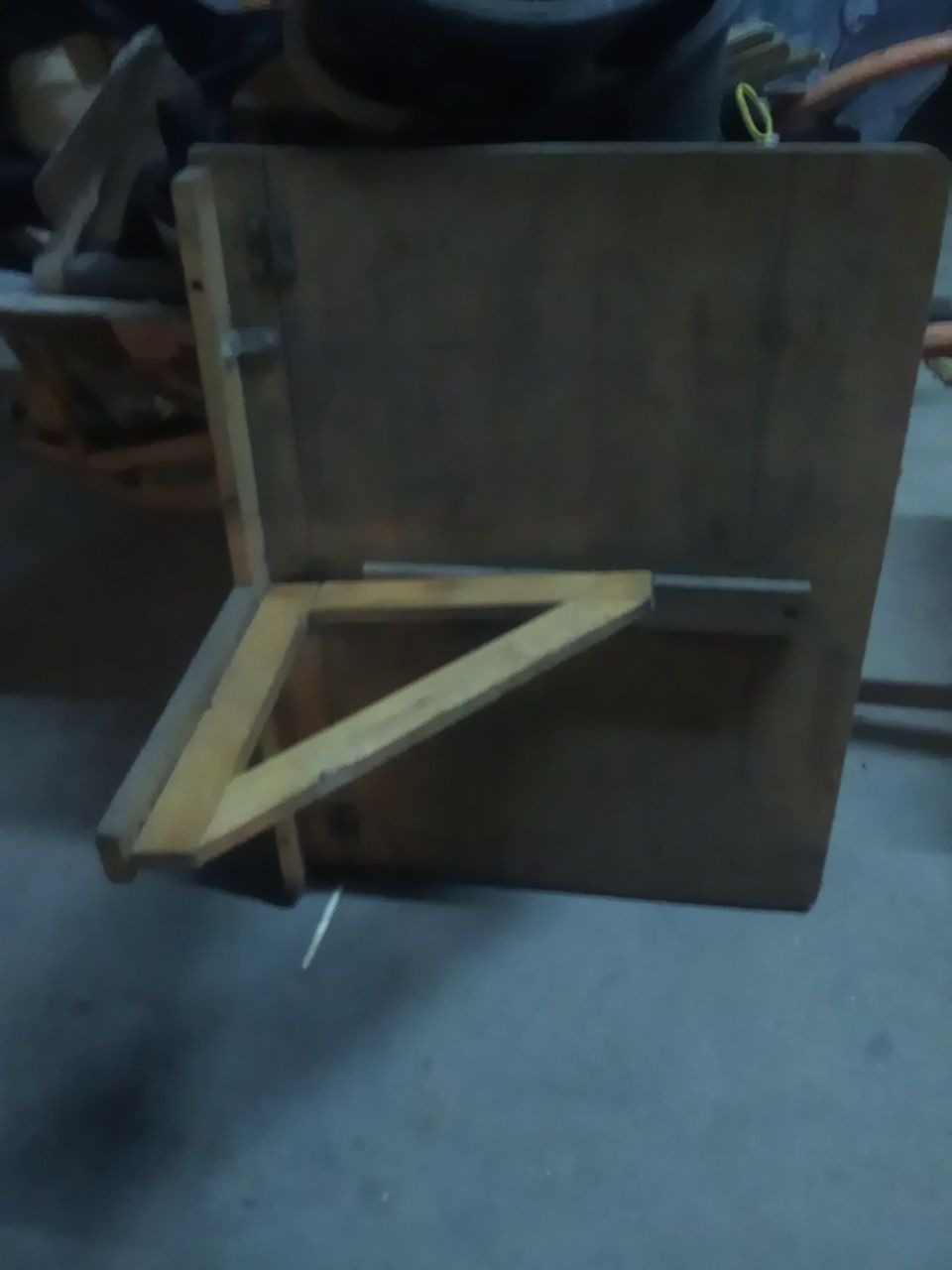 Mesa de parede em madeira vintage
