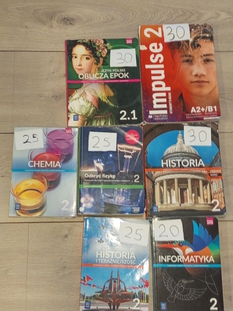 Książki do technikum klasy 1 i 2