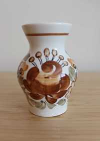 wazon KOŁO sygnowany PRL wazonik ręcznie malowany