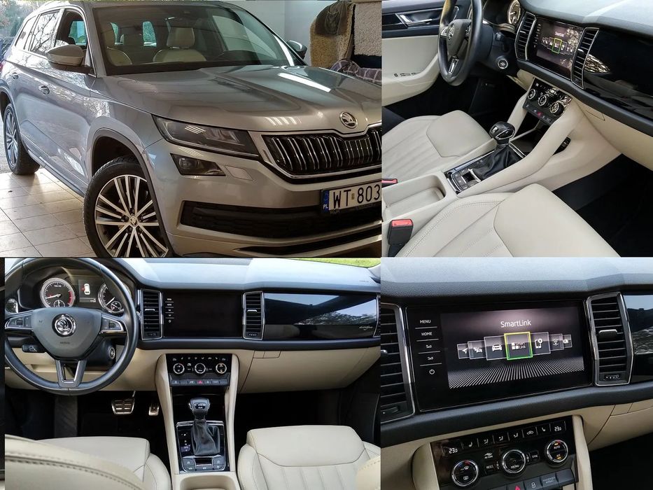 Skoda Kodiaq !! Laurent&Klement !! Kremowa Skóra !! 4x4 !! DSG !! Okazja !!
