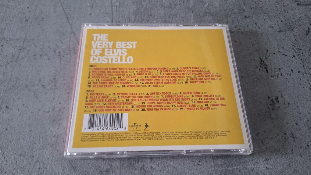 The very best of Elvis Costello 2×CD