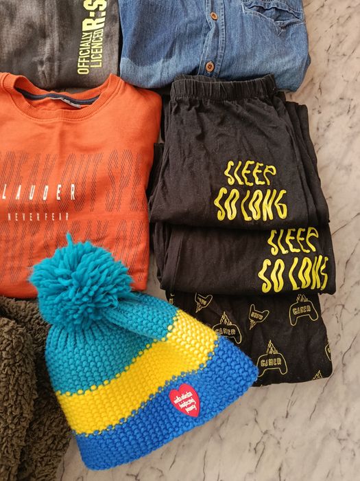 Paka ubrań chłopięcych bluzy spodnie 146/ 152 /158 okazja cenowa