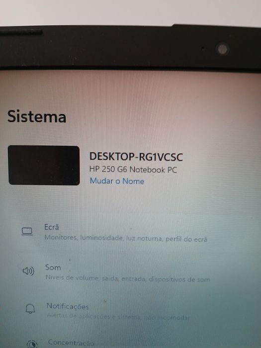 Portátil hp com todos os cabos impecavel