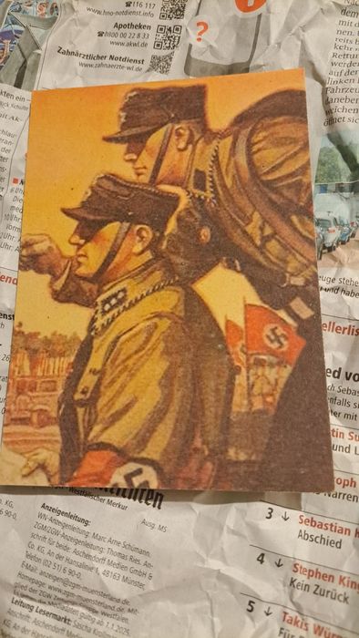 Pocztówka propagandowa 3 rzesza Niemcy