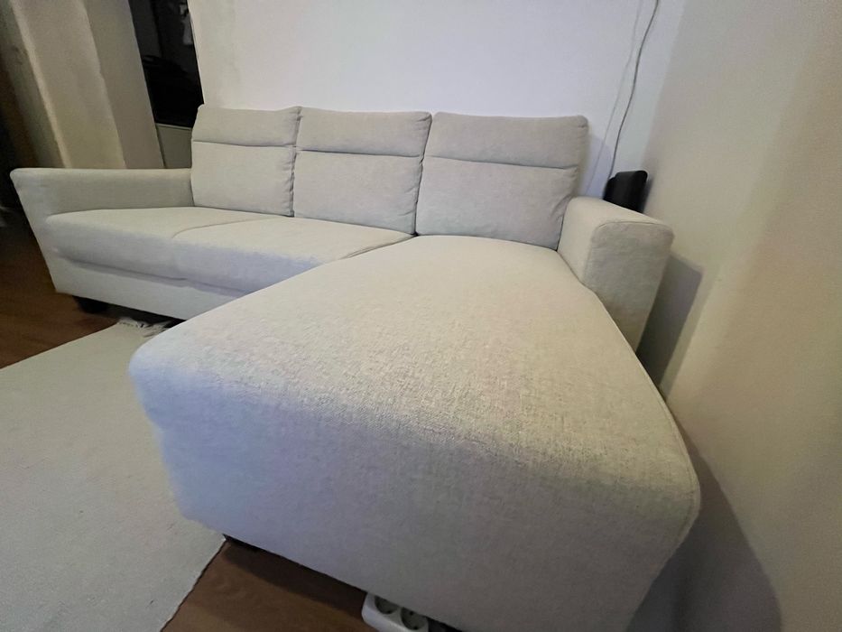 Sofa BOLLSTANÄS Ikea 3 lugares com chaise longue