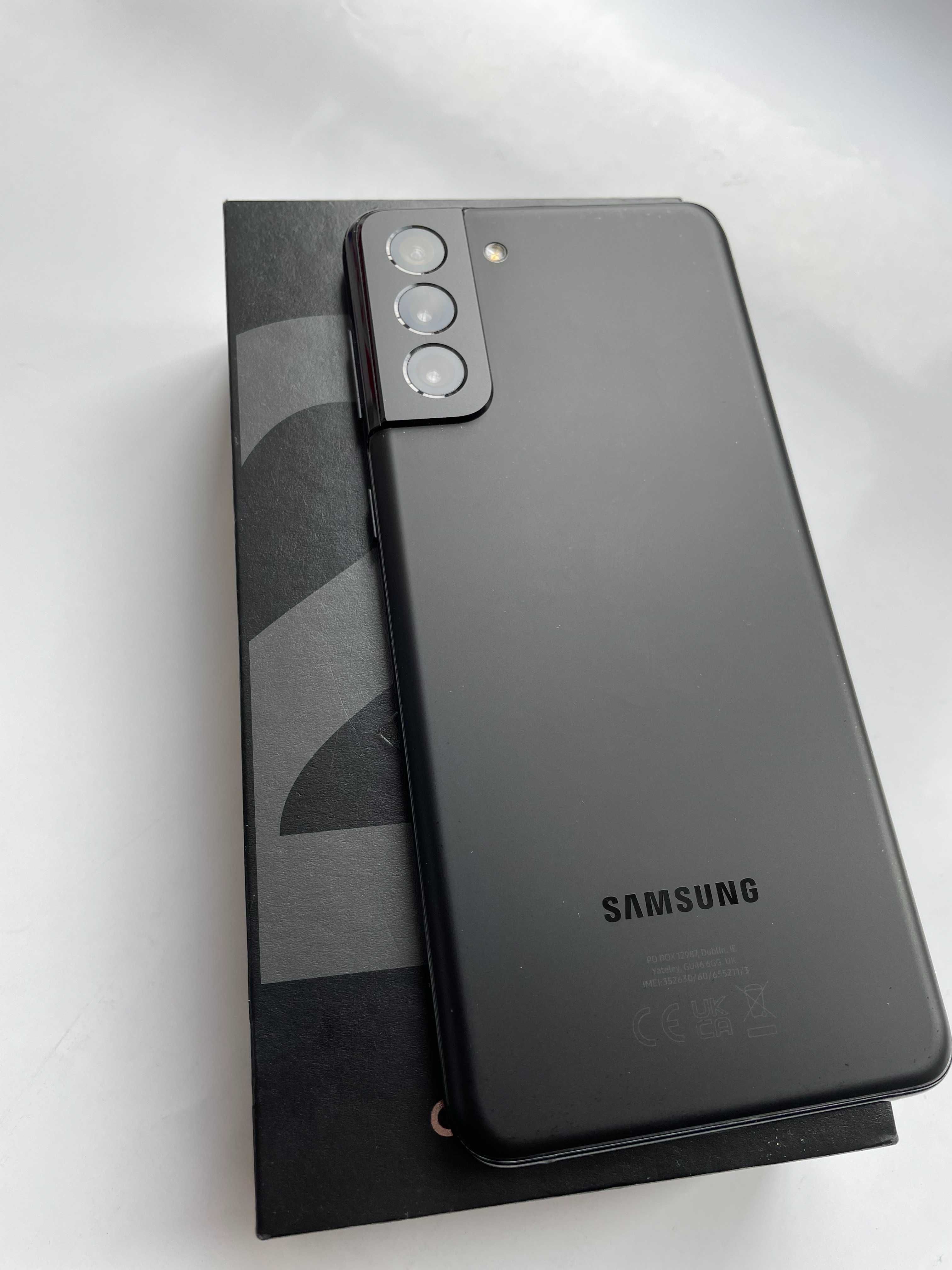 Samsung Galaxy S21+ 5G, Black, 128 GB, gwarancja