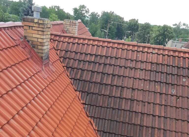 Mycie ciśnieniowe kostki brukowej dachów elewacji
