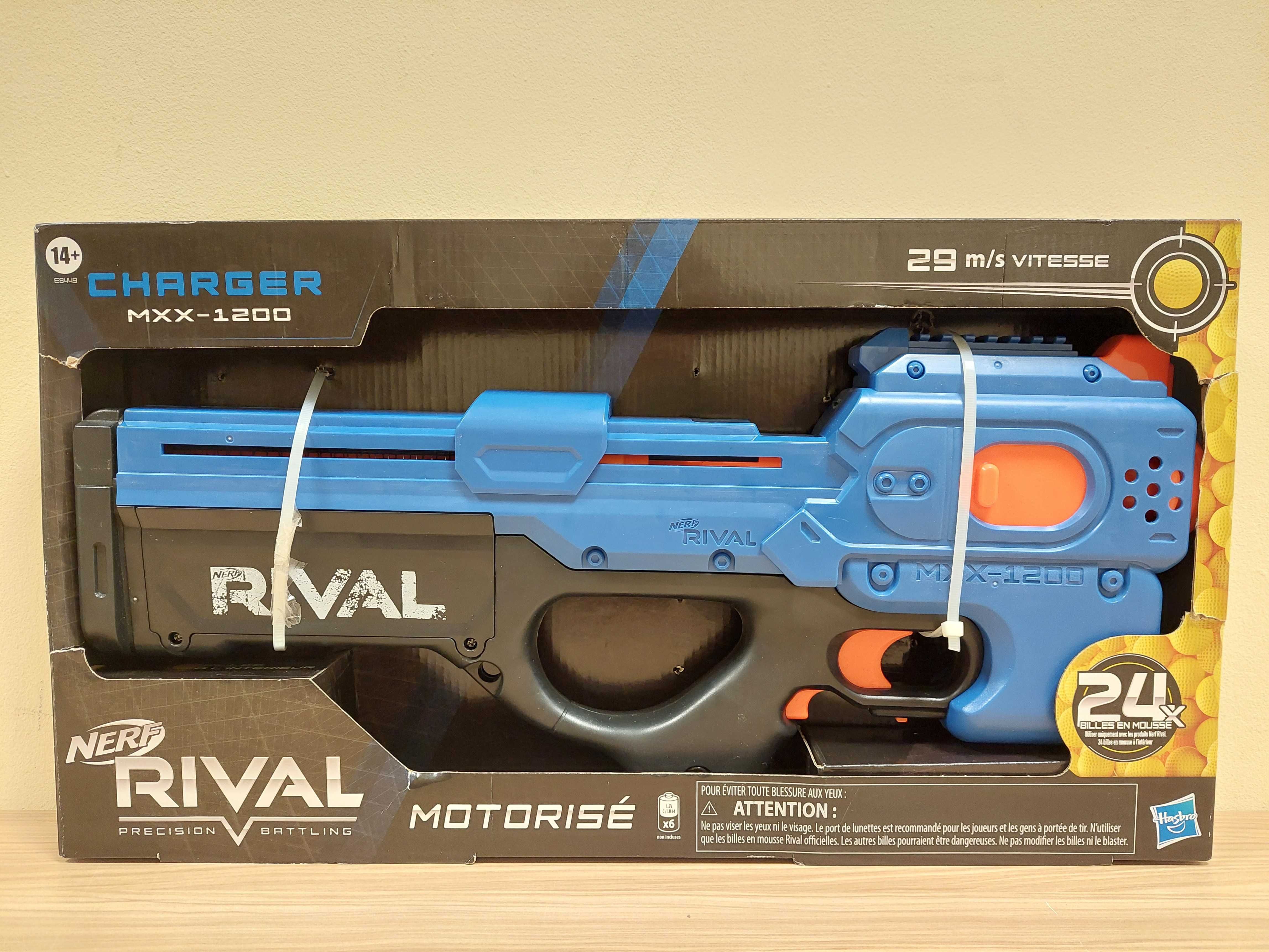 NERF E8449 RIVAL CHARGER Karabin automatyczny na baterie N21 A