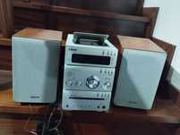 Aparelhagem de música com colunas Sony