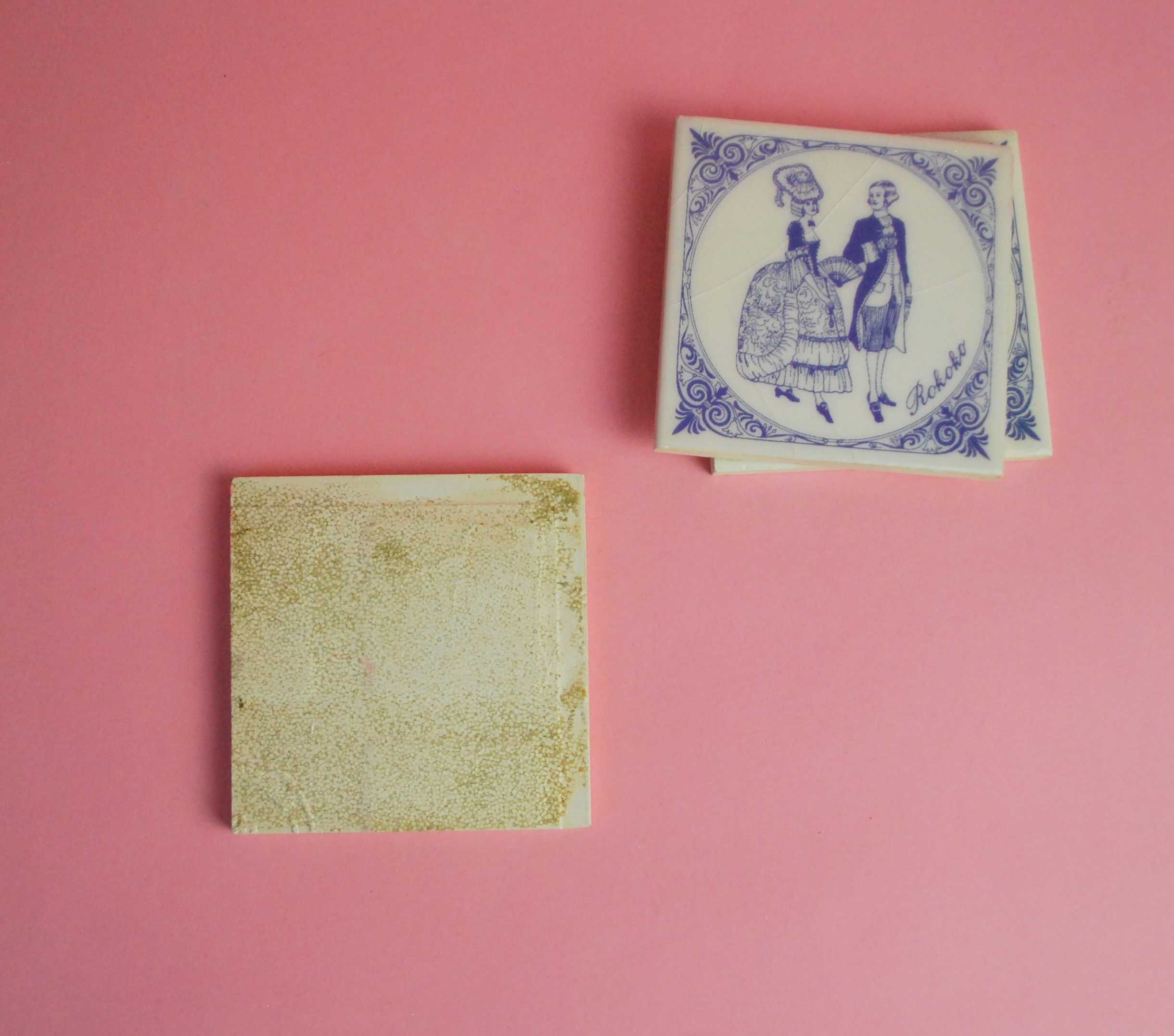 stare ceramiczne kafle rokoko empire biedermeier retro rustykalny