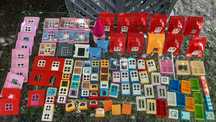 Dach ściana drzwi okno lego duplo regał