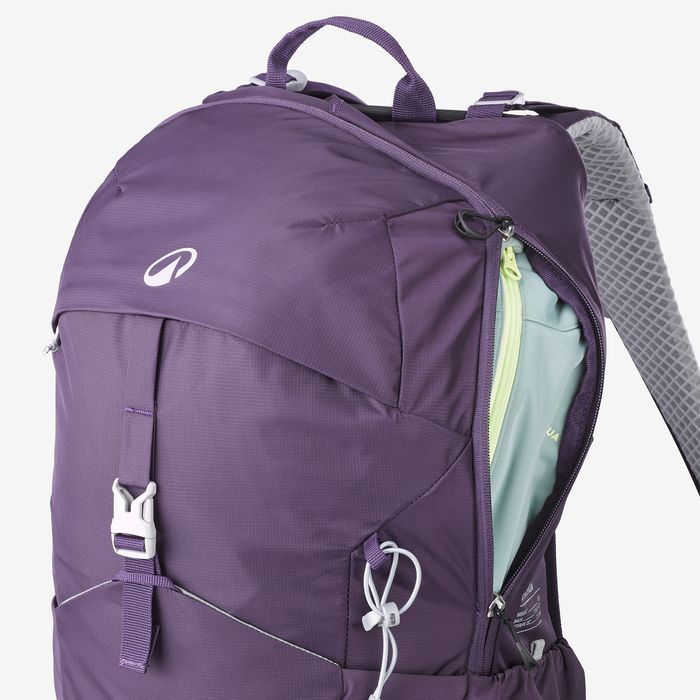 Mochila de caminhada ventilada 25L - MH500 Violeta
