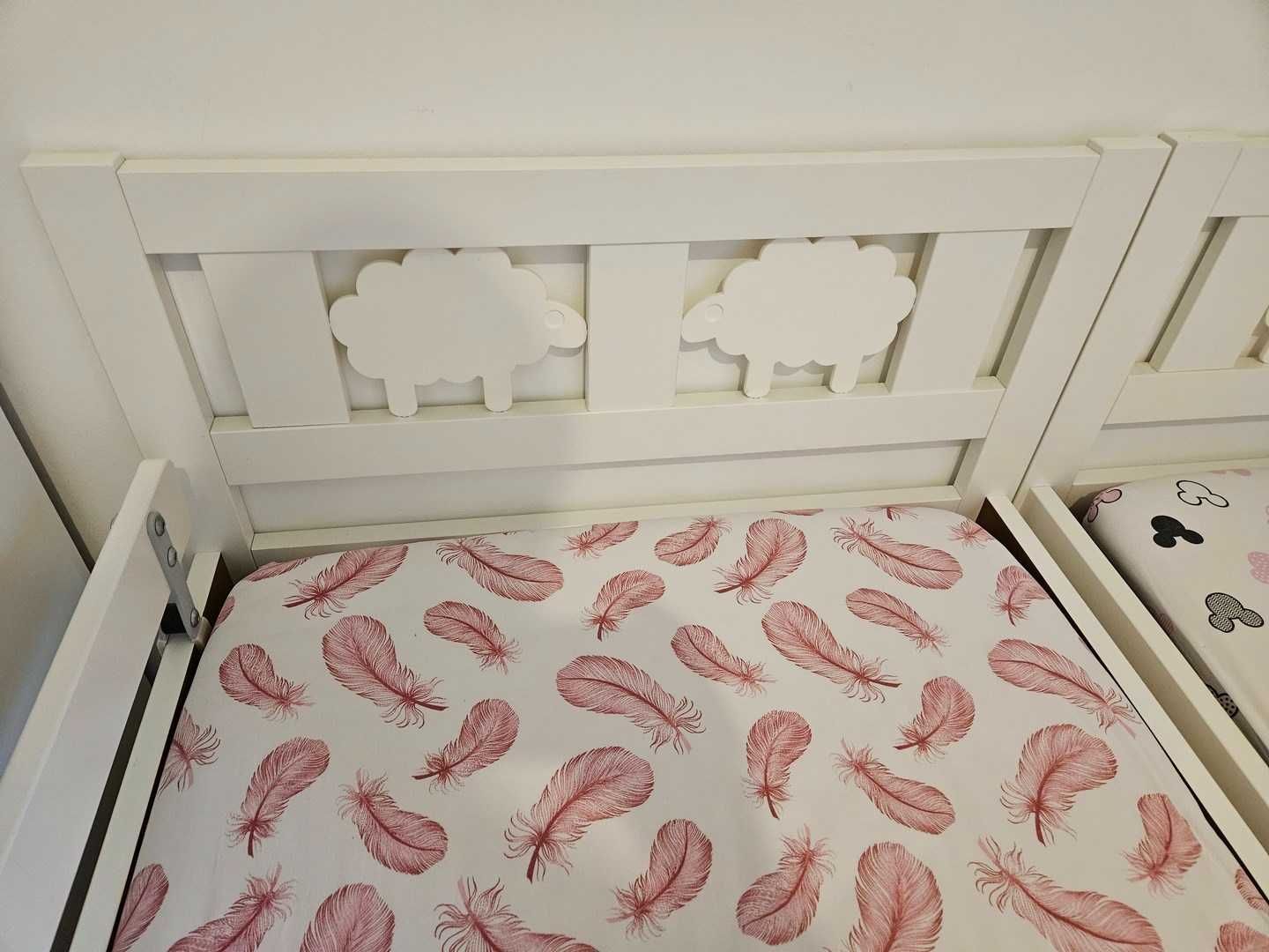 Łóżko dziecięce Kritter (Ikea) z materacem