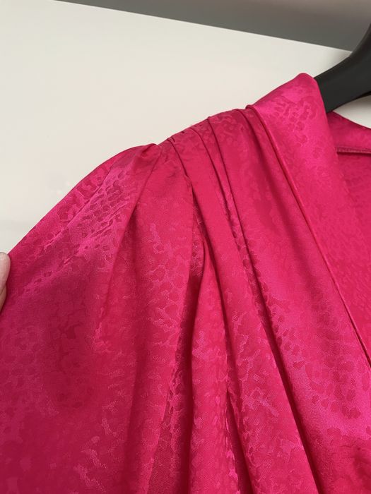 Przepiękna kopertowa sukienka, rozmiar 36