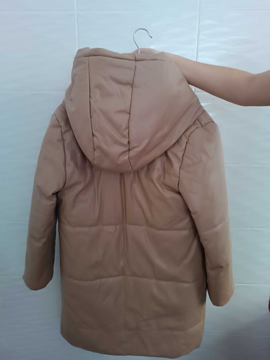 Пальто з екошкіри