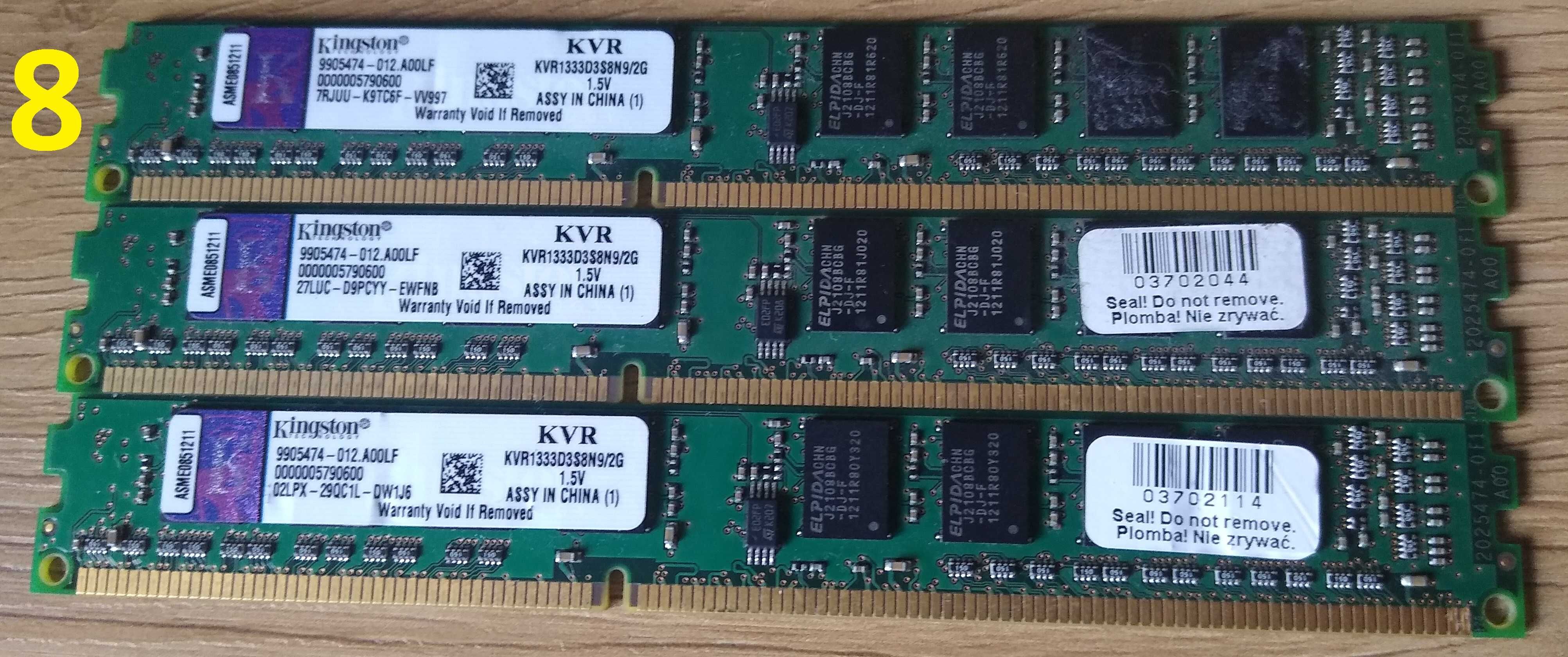 Pamięć RAM DDR2, DDR3, SDRAM – Kingston, Adata, GOODRAM, HP