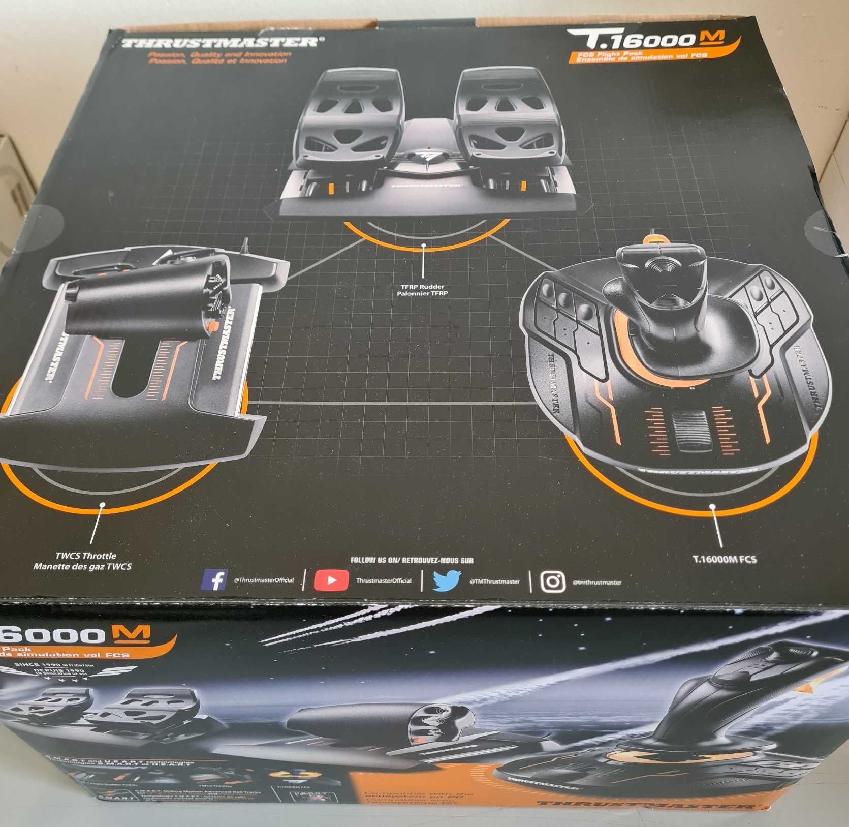 Joystick Thrustmaster T.16000M FCS Hotas z pedałami 588877