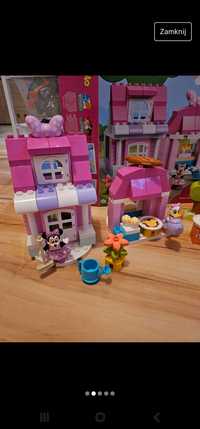 Lego duplo minnie dom + piekarnia i integracyjny piesek/kotek