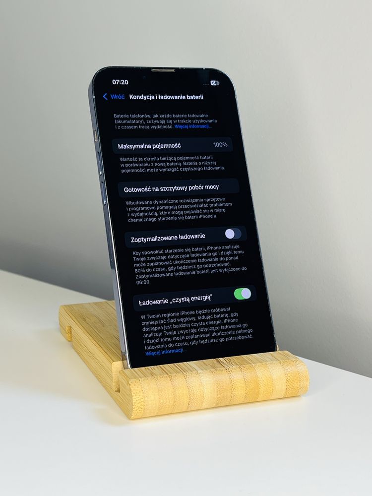iPhone 13 Pro 128GB Sierra Blue 100% Kondycji Baterii Idealny Stan