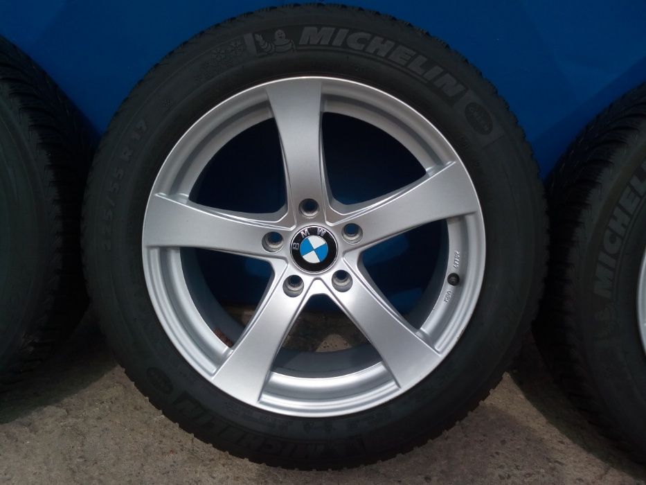 koła bmw 5 e60, f10 ,17'' et30 225/55r17 zadbane ,opony zimowe