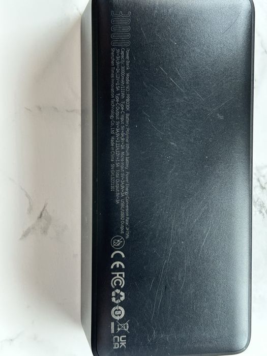 Powerbank Baseus Bipow 30000 mAh/111Wh 20W