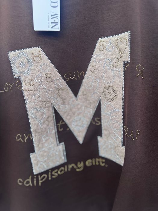 Dres czekolada literka m