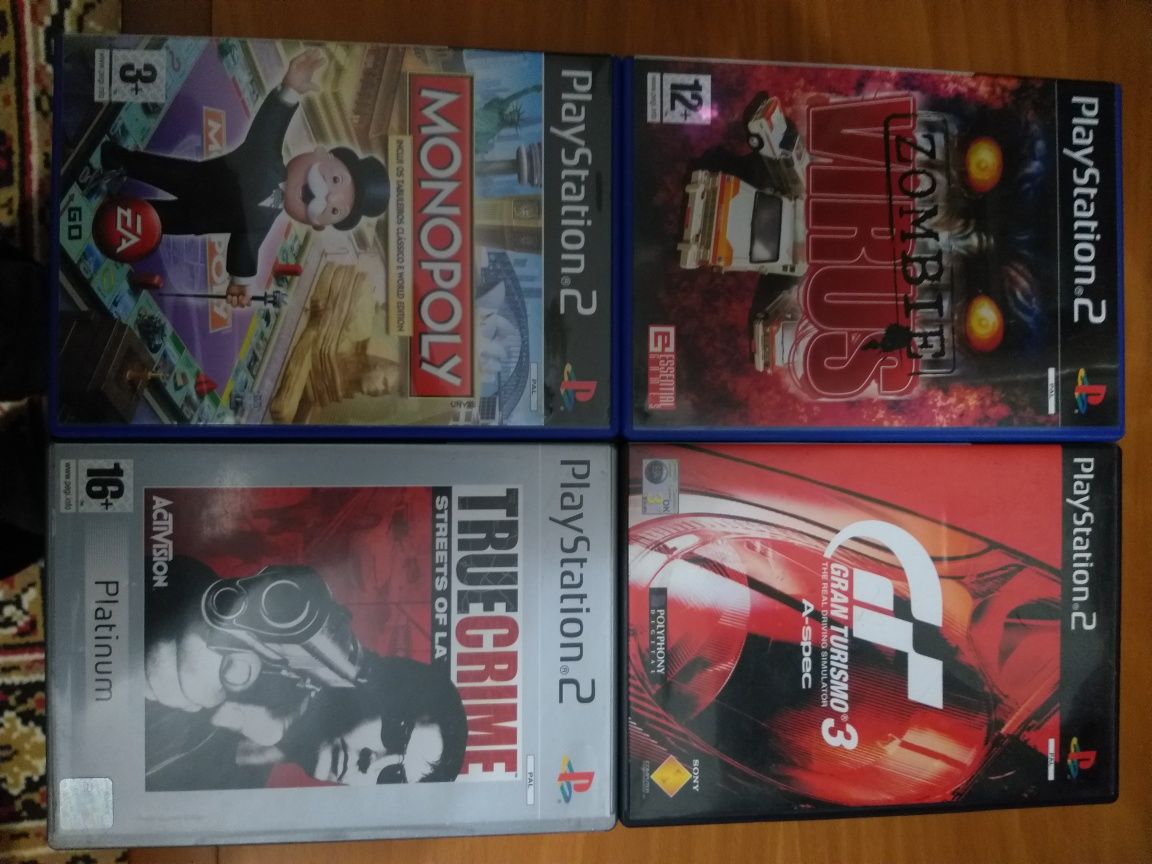 Varios jogos ps2 5€ cada ou 40€ todos + camera eyetoy e microfones