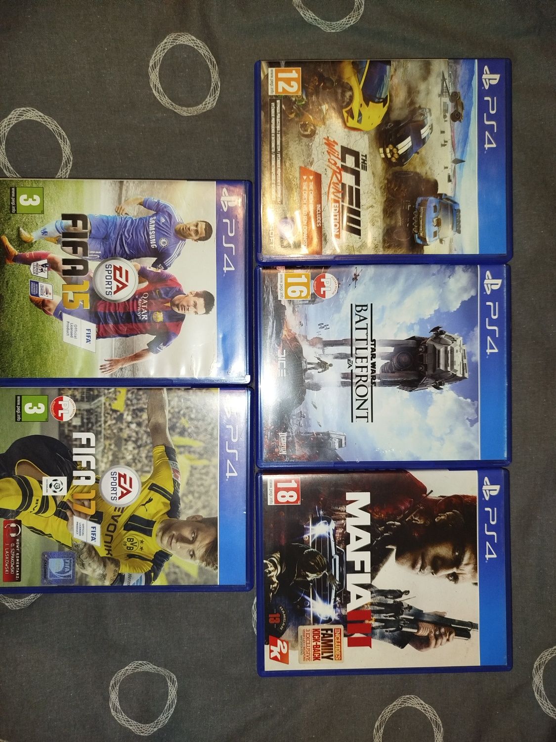 Gry PS4 |StarWars-Battlefront |Fifa17/15 |The Crew |