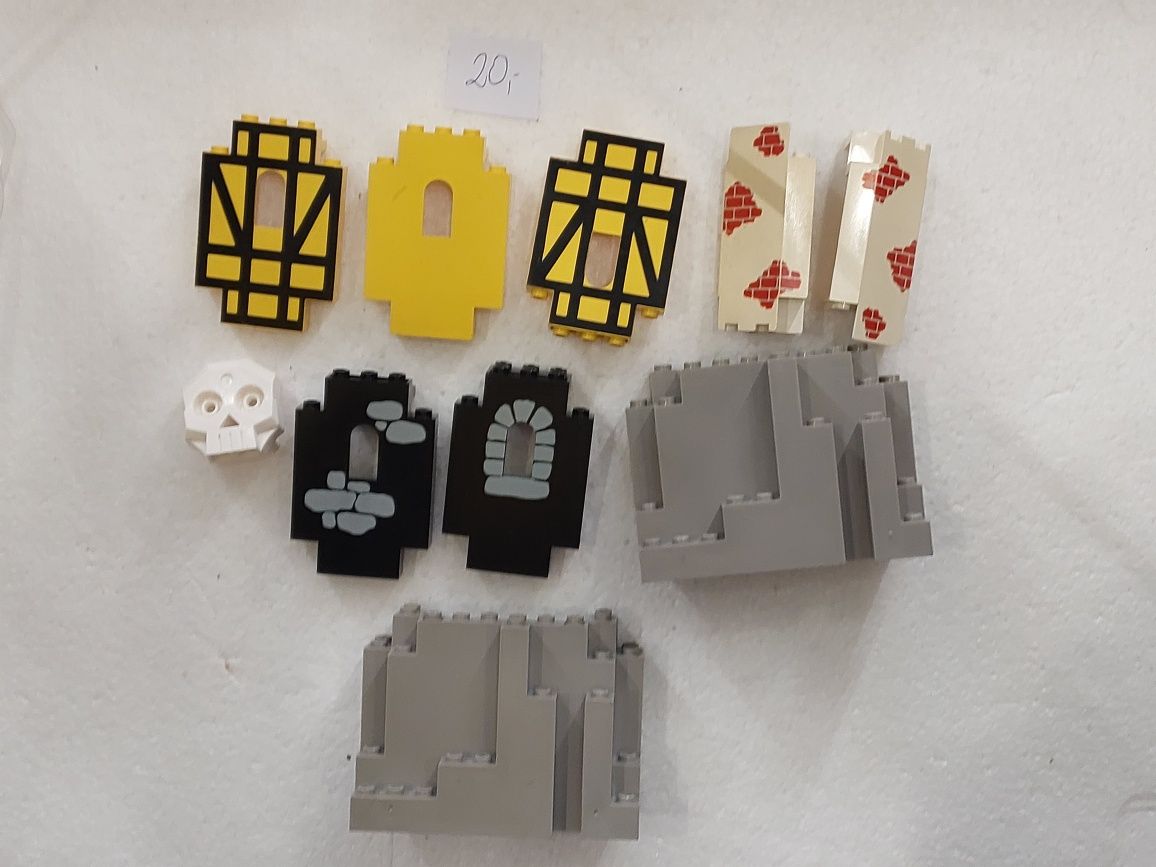 Lego elementy zamków,skały castle,pirates.