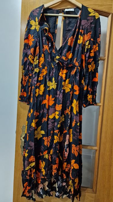 Vestido manga comprida